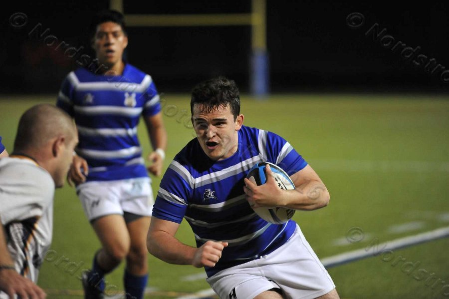 Wheaton Men\'s Rugby vs Mass Maritime.  Photo by Keith Nordstrom